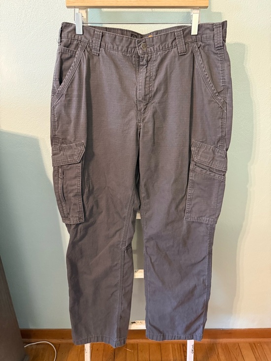 Carhartt Other - Carhartt Men's Charcoal Gray Cargo Pants Relaxed Fit Size 36x32
